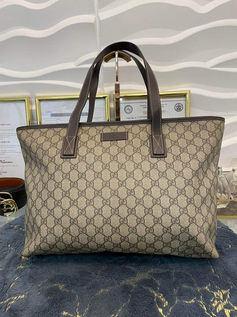 Gucci tote with zipper hotsell