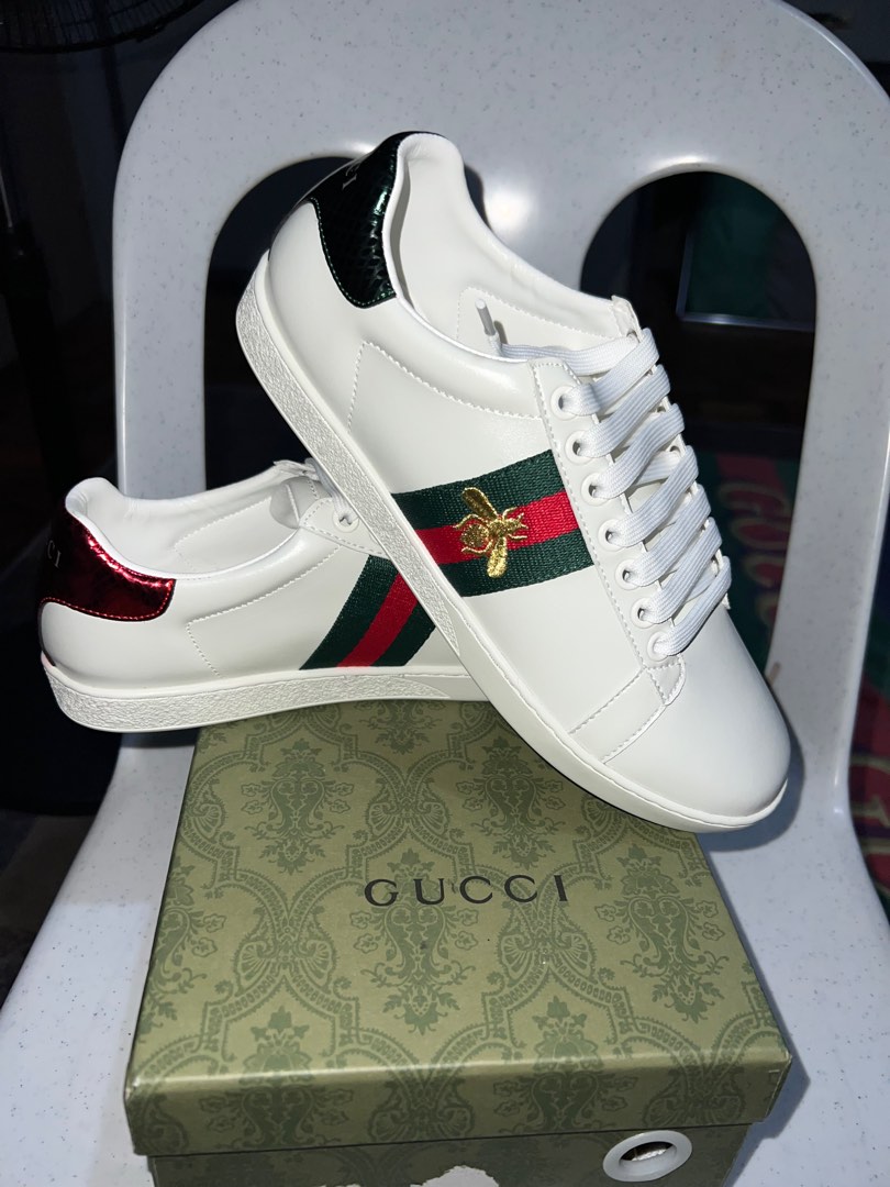 gucci sneakers all white
