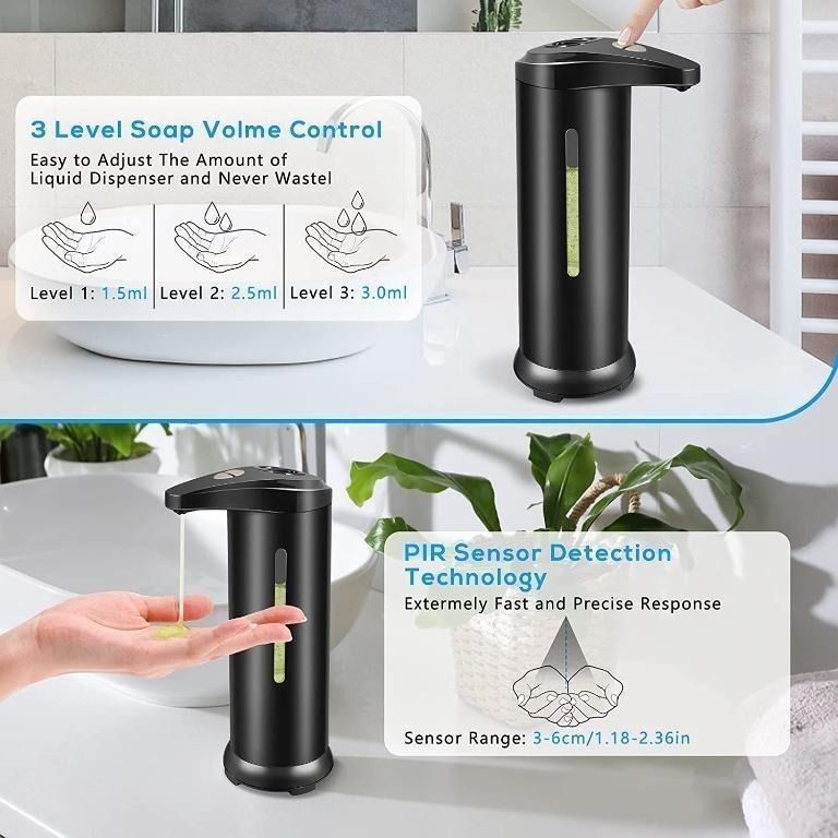 Automatic Soap Dispenser, Touchless HandsFree Soap Dispenser with