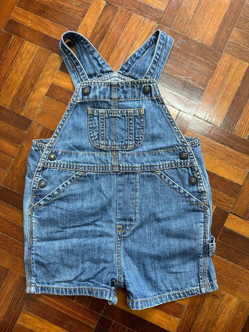 Baby gap online denim overalls