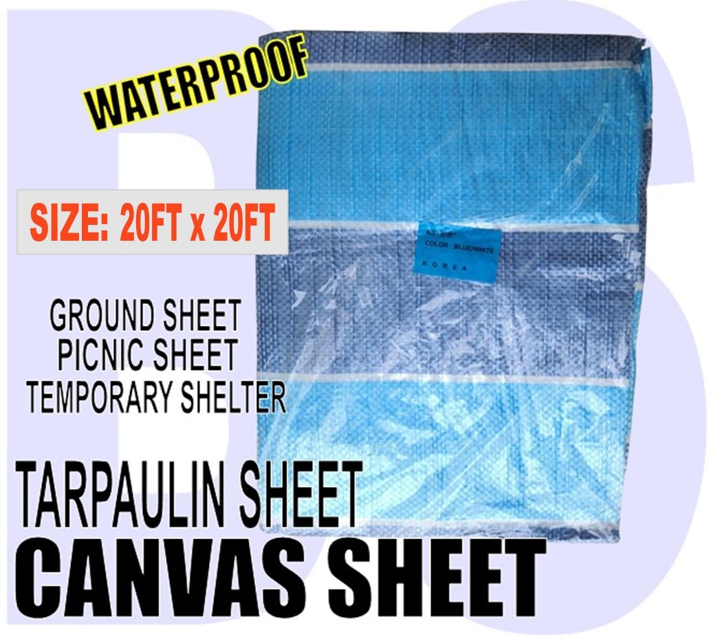 BANSOON Waterproof Canvas Sheet. Picnic sheet. Construction. Lorry