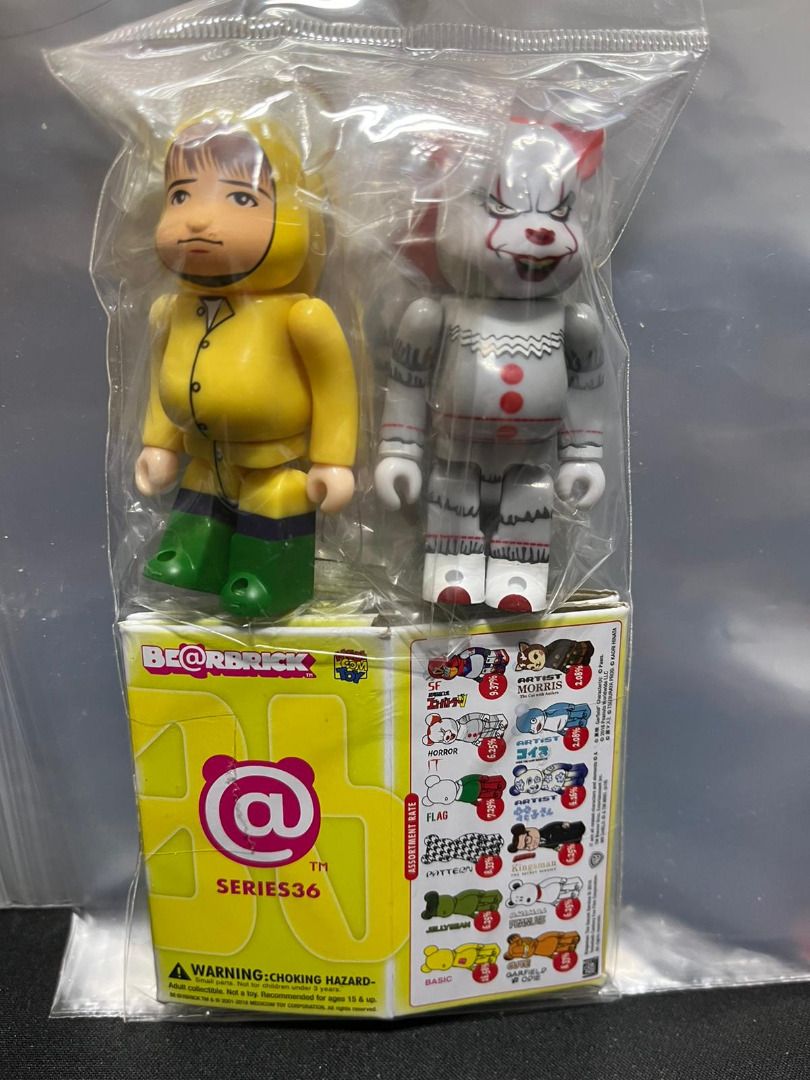 Bearbrick Series 36 100 IT Movie Georgie And Clown Horror Secret Be rbrick
