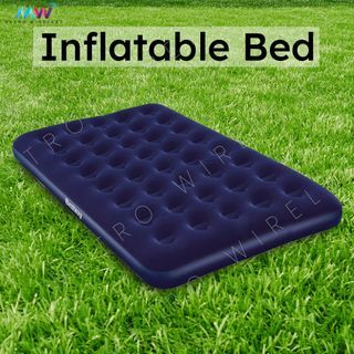 Bestway Inflatable Mattress Airbed Pavillo Camping GearBlue 75" x 54" x 8.75" SSCQ020 1.91*1.37*22cm