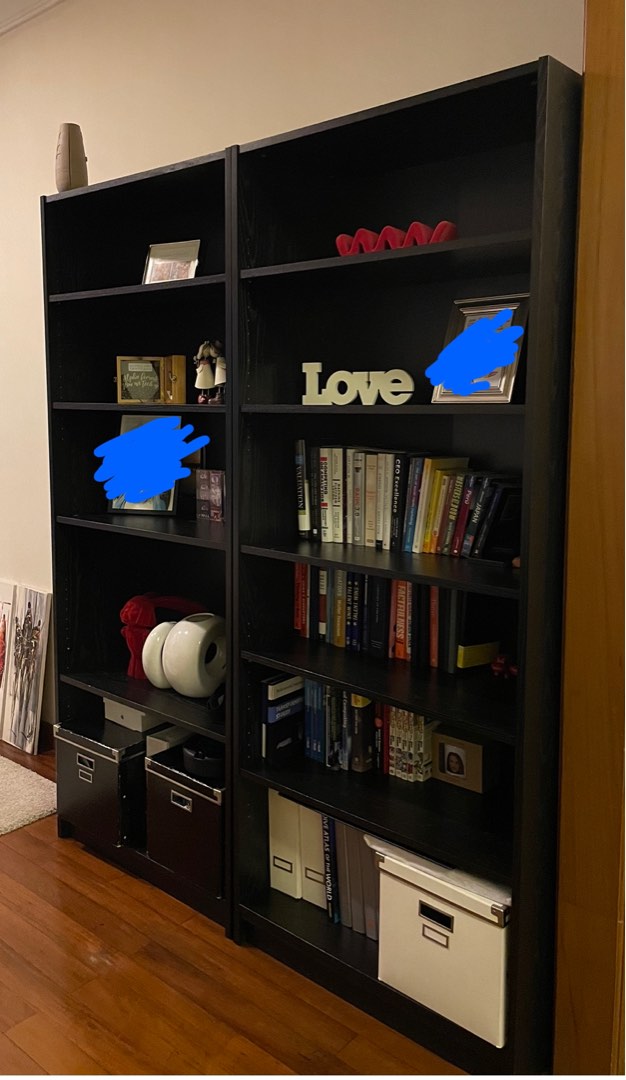 Billy book shelves IKEA, Perabotan Rumah di Carousell