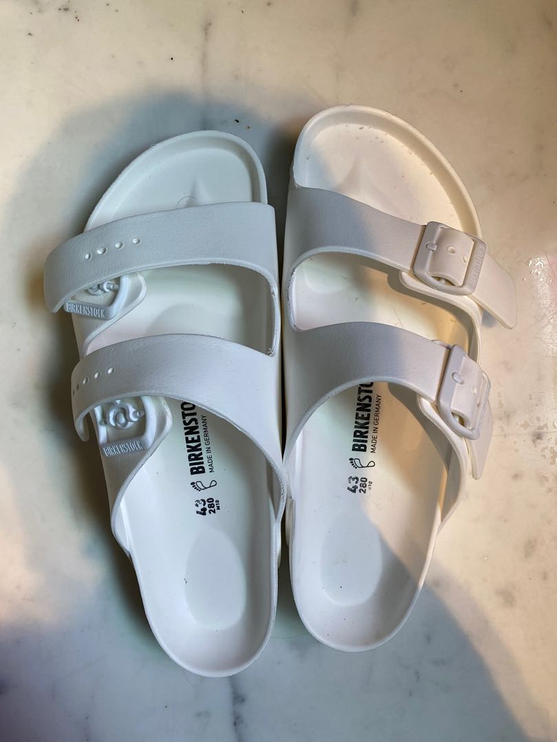 Birkenstock very new white milano size 43