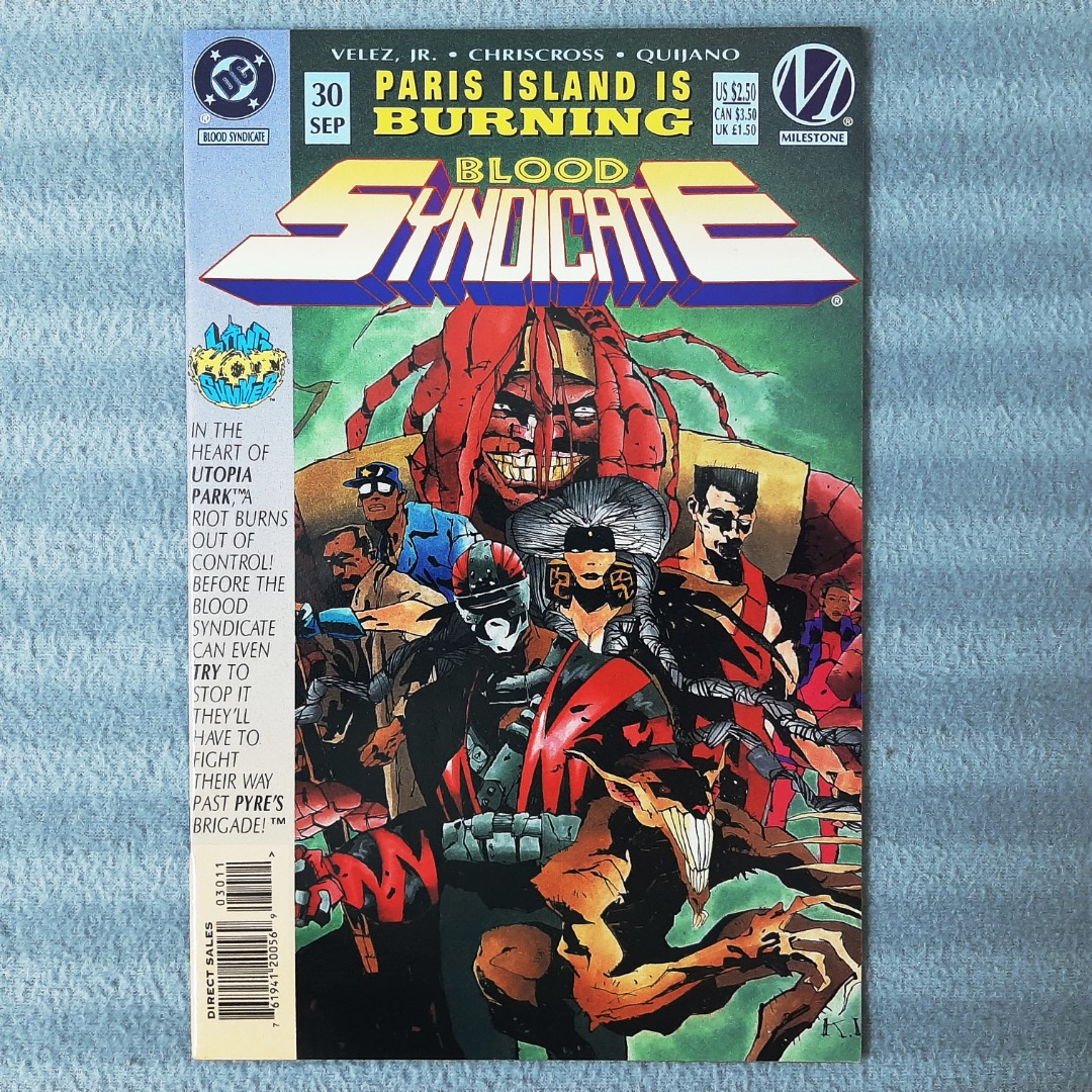 Blood Syndicate 30 (DC/Milestone Comics) Ivan Velez Jr, Chriscross