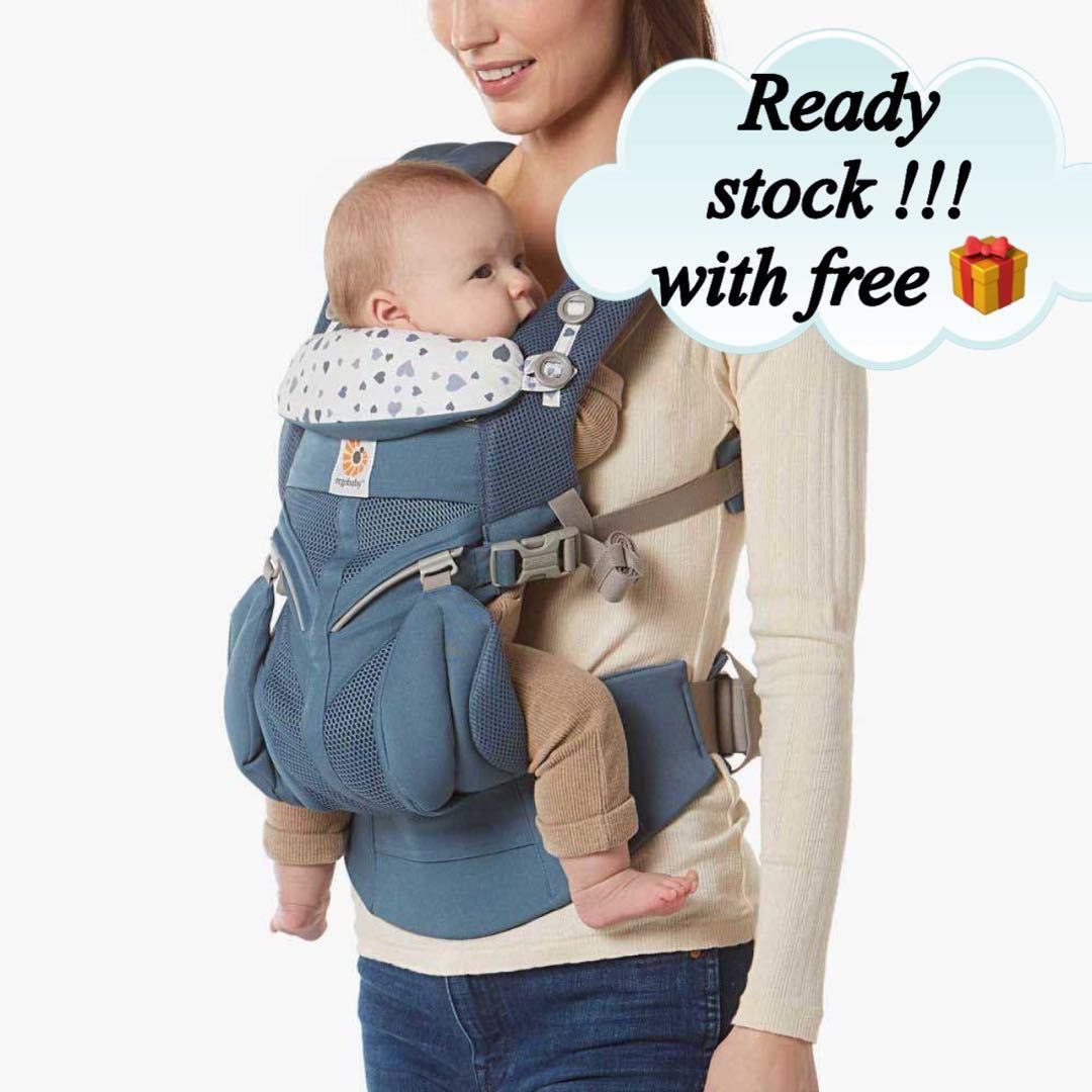 Blue Heart Ergobaby Baby Carrier Omni 360 Cool Air Mesh Babies Kids Going Out Carriers Slings on Carousell