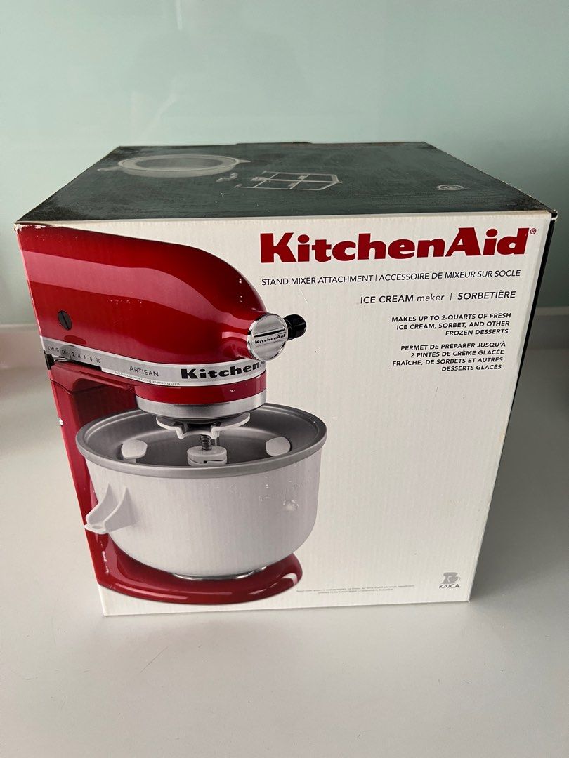 kitchenaid ice cream maker attachment kaica