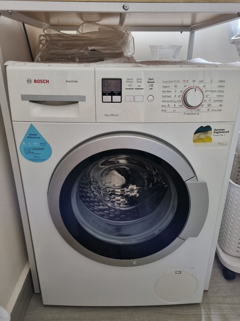 Bosch front load washing machine, TV & Home Appliances, Washing