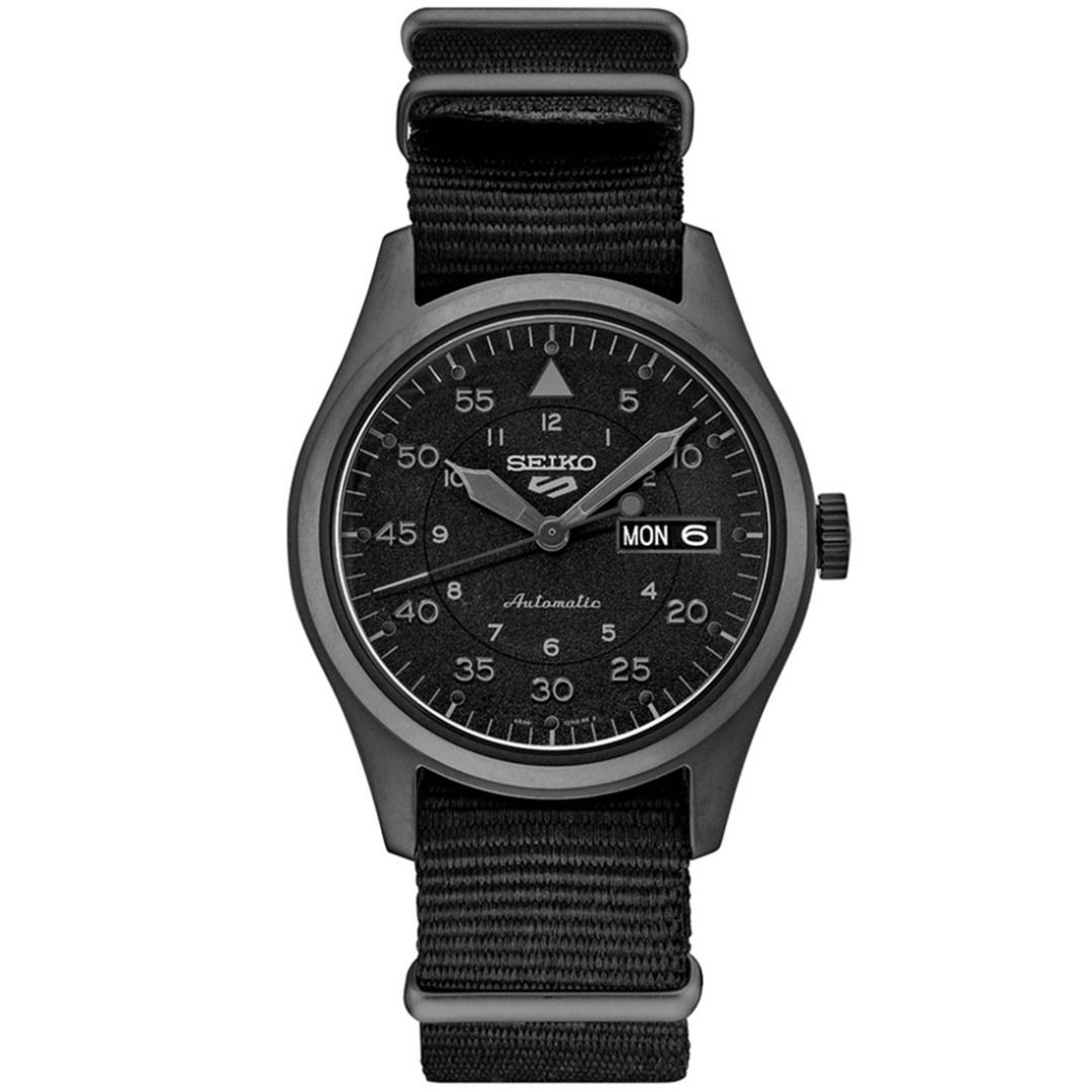 All black field watch top