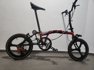 Brompton lacquer flame Black edition