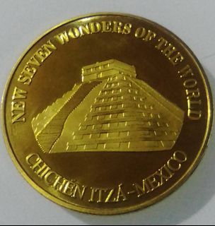Bullion coin Mexico new seven wonders of the world