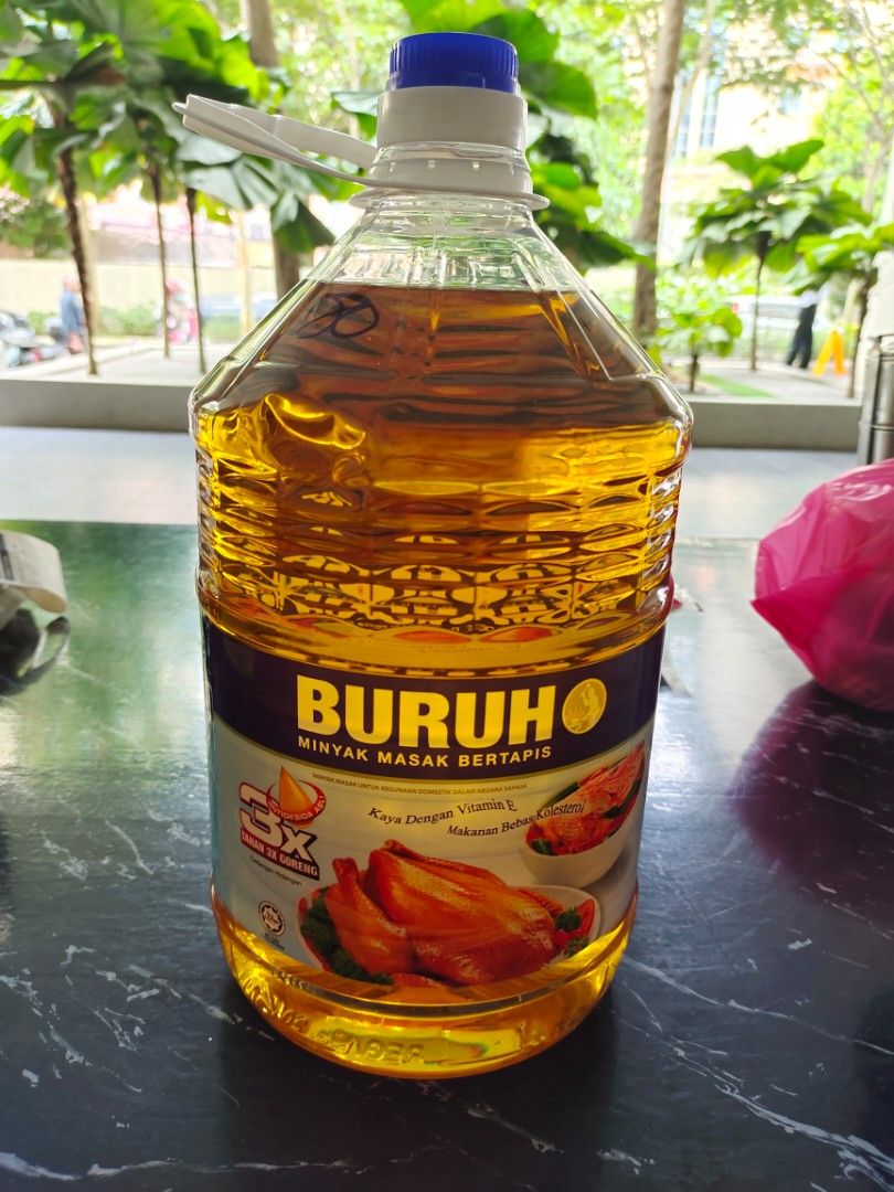 Buruh Cooking oil 5kg, Food & Drinks, Other Food & Drinks on Carousell