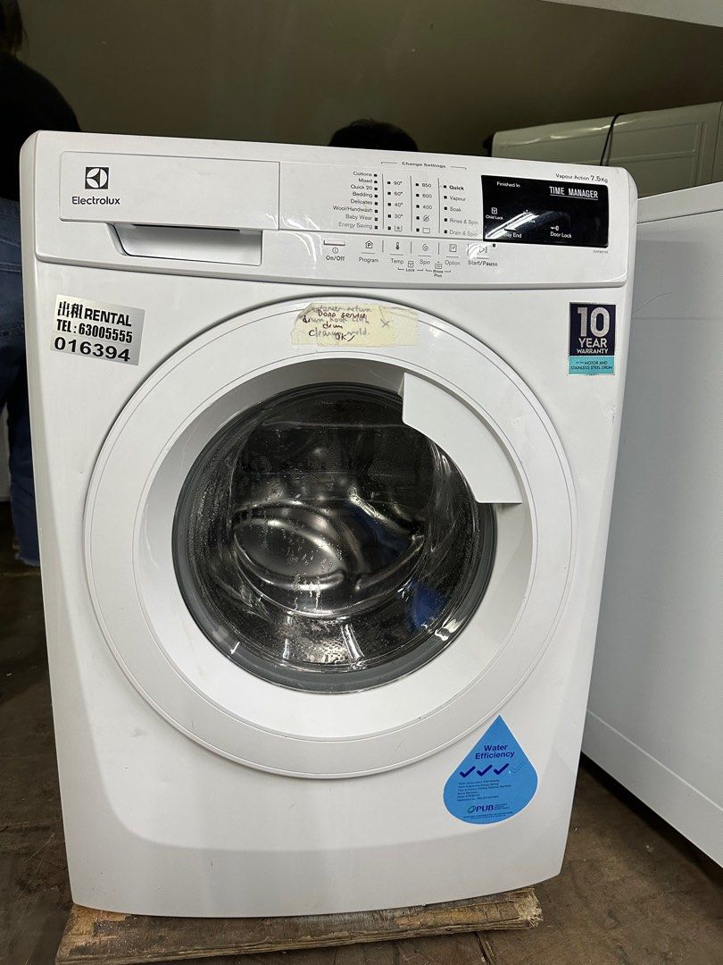 BUY NOW! ELECTROLUX 7.5kg Front Load Washer EWF85743, TV & Home