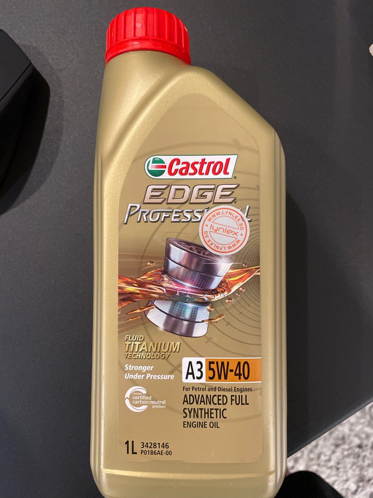 Castrol Edge Professional 5W-40 Engine Oil (1 Litre), Car Accessories ...