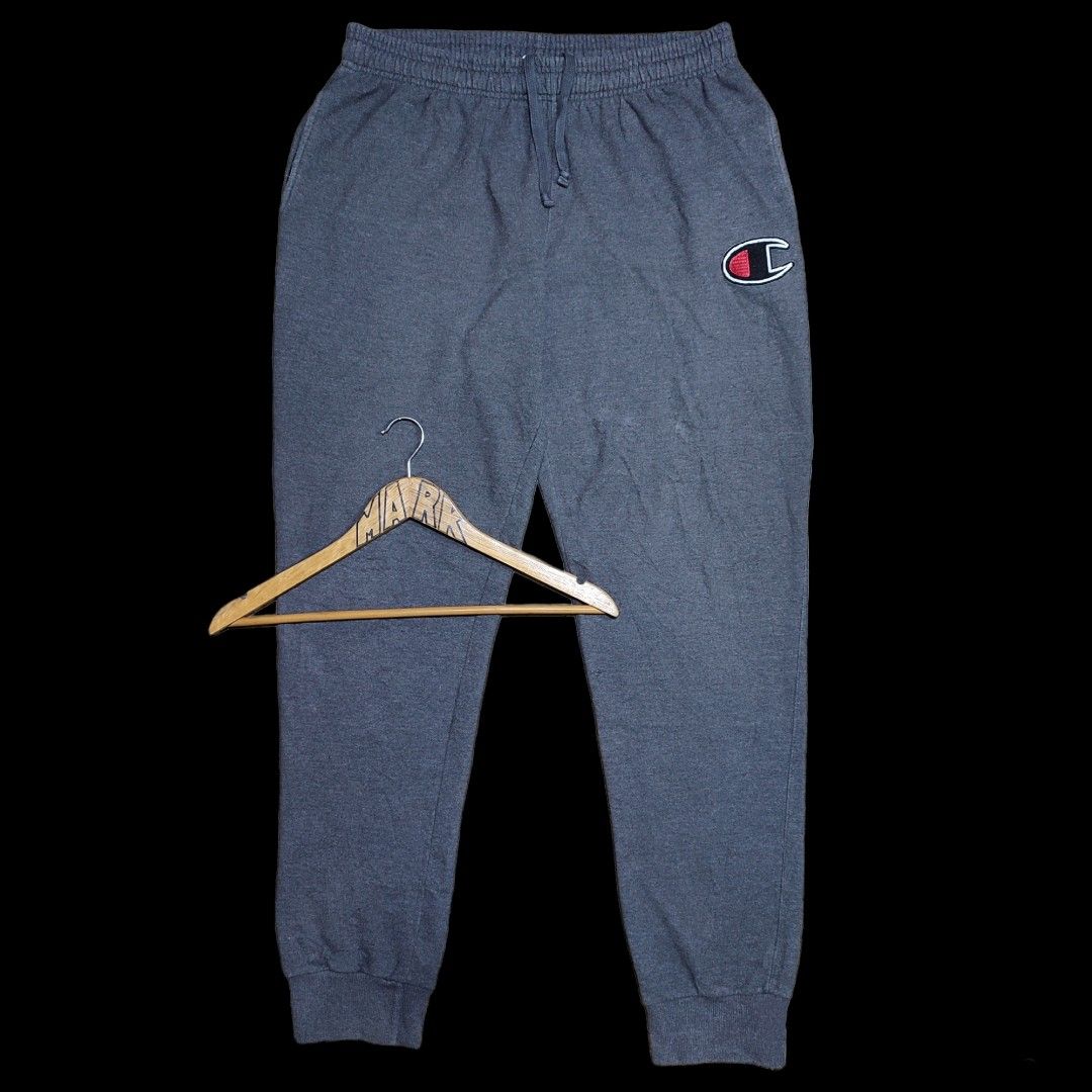 Champion big hot sale logo sweatpants