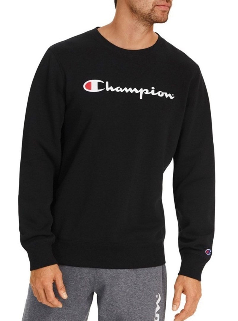 Temmelig modtage ugentlig champion black logo sweatshirt