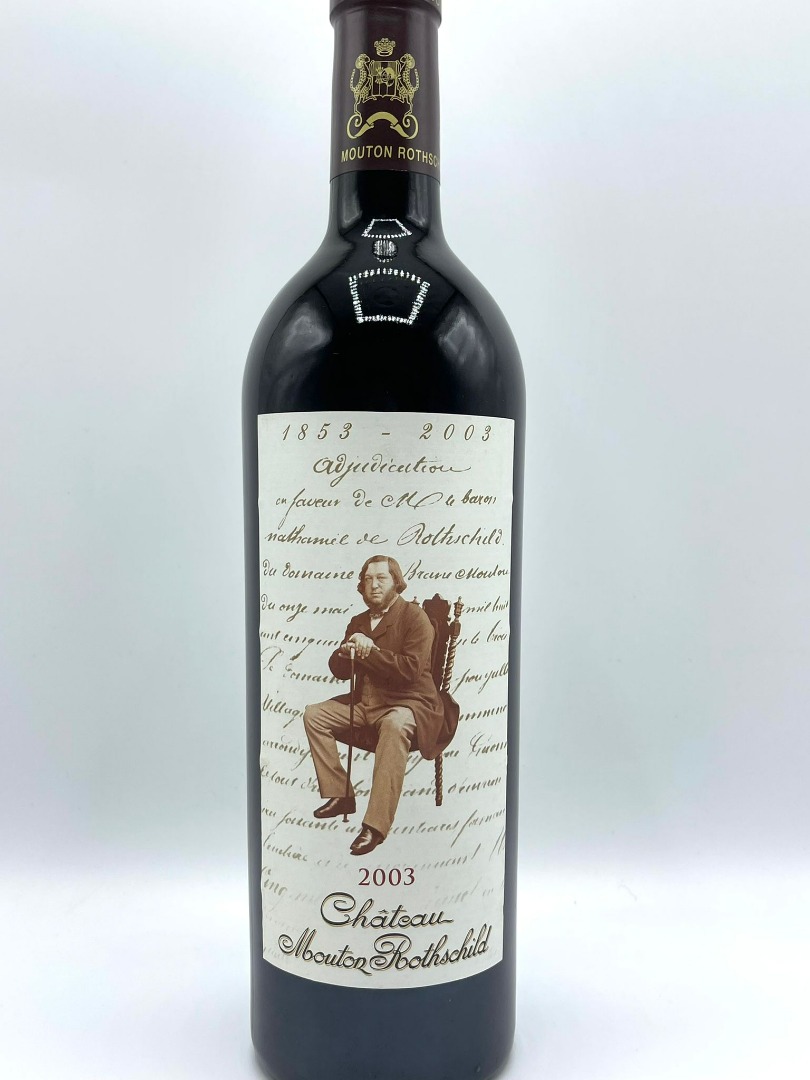 Chateau Mouton Rothschild 2003 武當酒莊一級莊, 嘢食& 嘢飲, 酒精