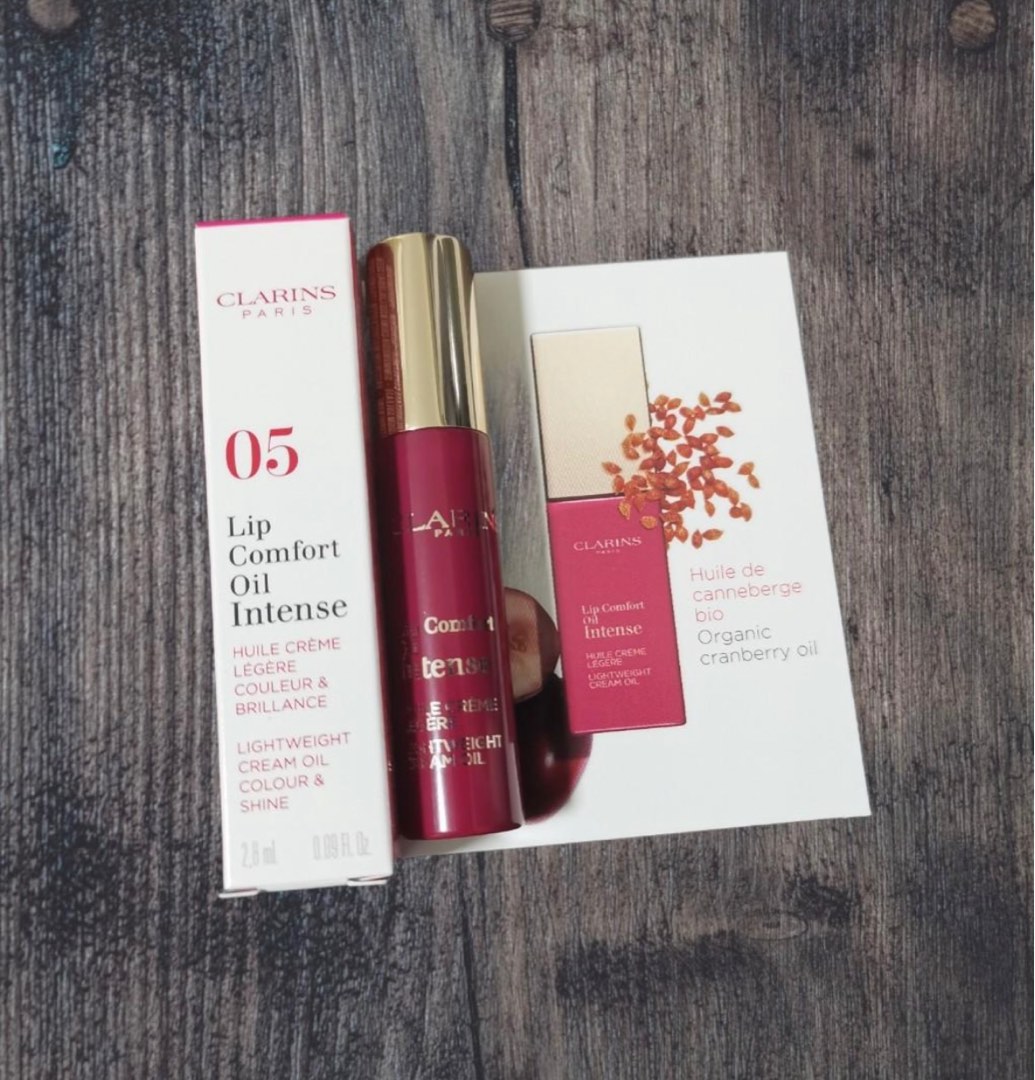 Clarin lip comfort oil intense, Beauty & Personal Care, Face, Makeup on