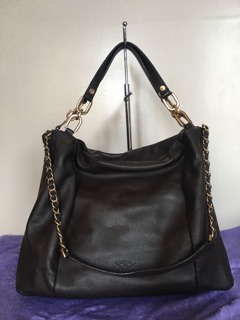 COBO Blu genuine leather bag
