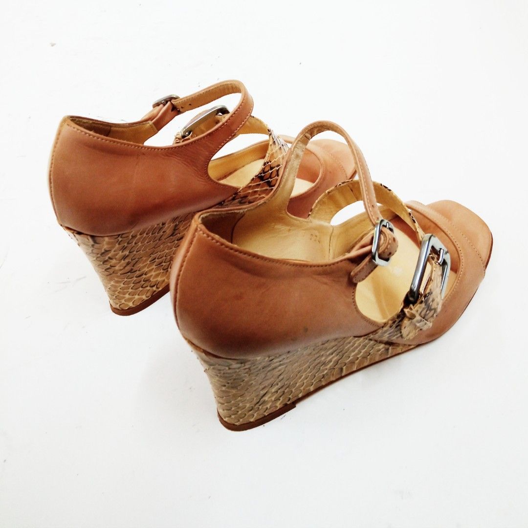 Cole haan snakeskin wedge hot sale