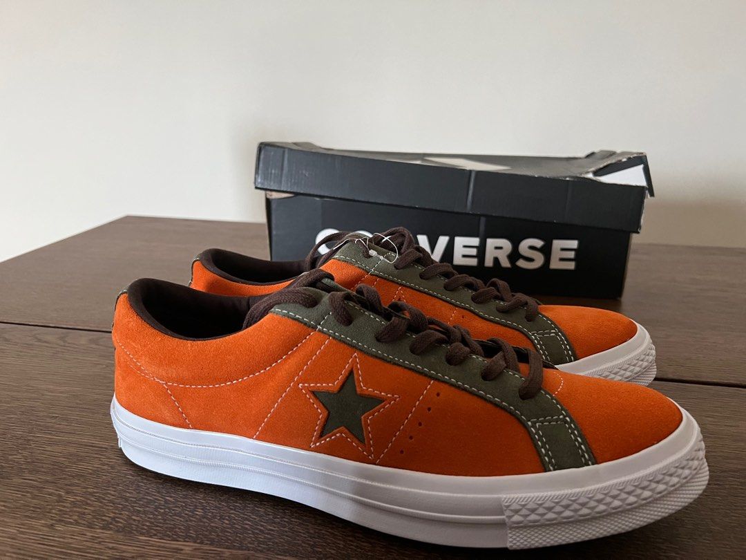 Converse all star orange Men s Fashion Footwear Sneakers on