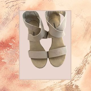 Country Road Tan Espadrille Wedges