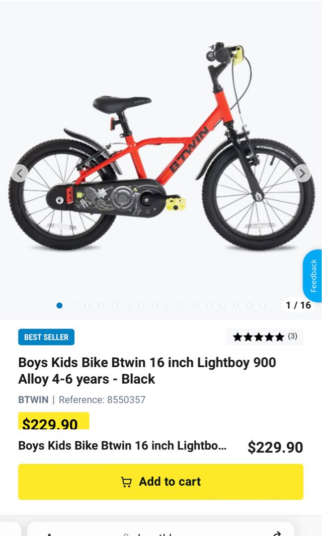Decathlon childrens bicycle, Sports Equipment, Bicycles & Parts ...