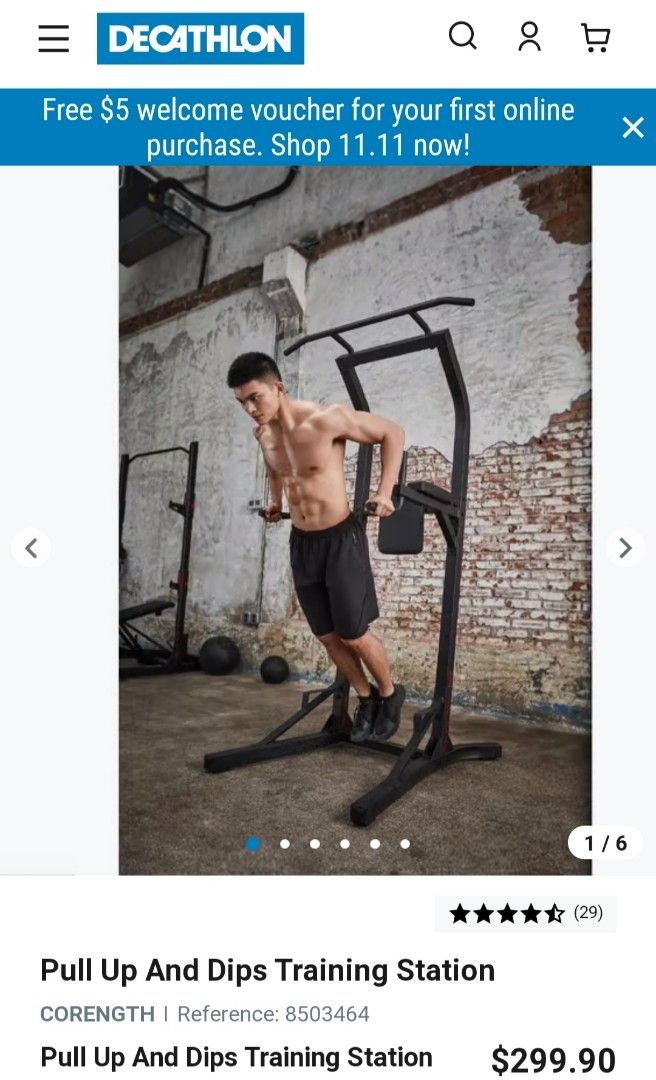 Pull up hotsell mate decathlon