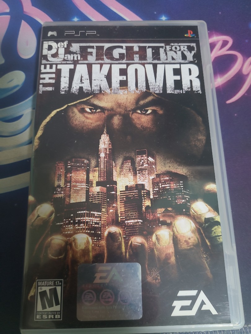 Def Jam Fight for NY The Takeover, Item, Box, and Manual