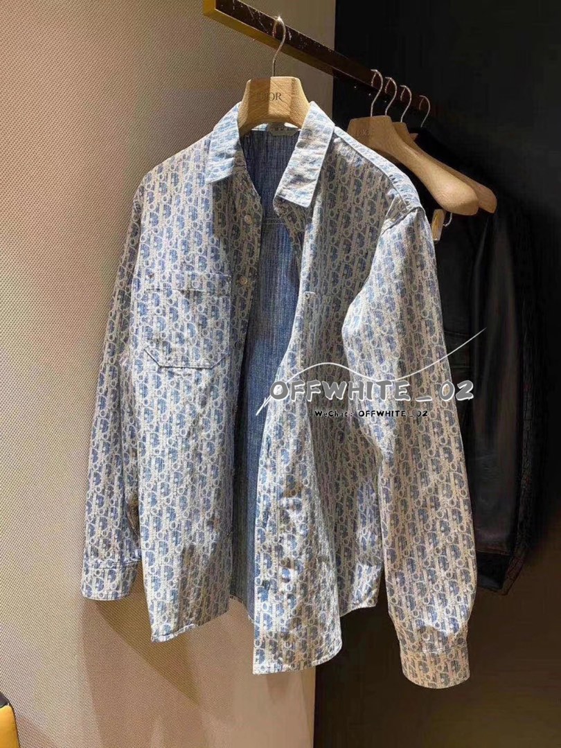 Buy Dior Oblique TShirt Blue  113J632A0677 C585  GOAT