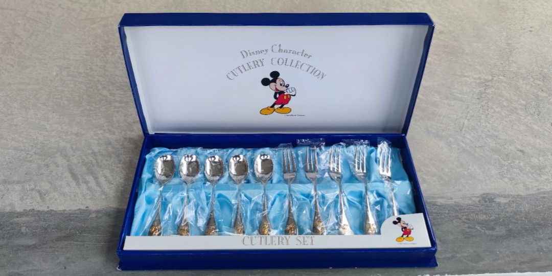 Disney Characters Cutlery Collection, Furniture  Home Living, Kitchenware   Tableware, Dinnerware  Cutlery on Carousell
