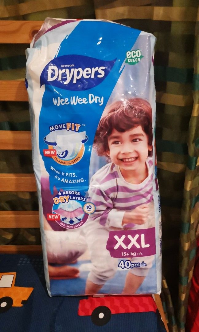 Pampers best sale drypers xxl