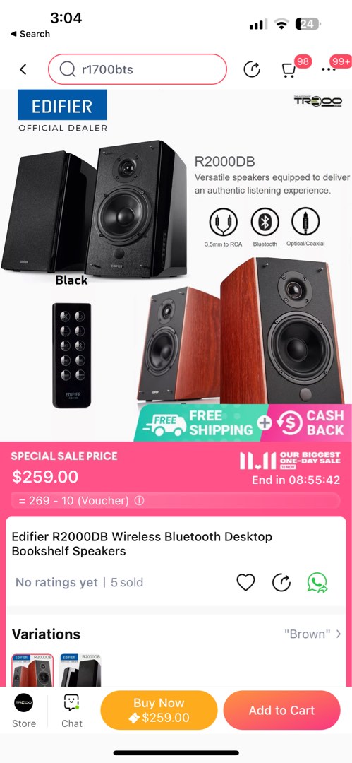 edifier r2000db speaker, Audio, Soundbars, Speakers & Amplifiers on ...