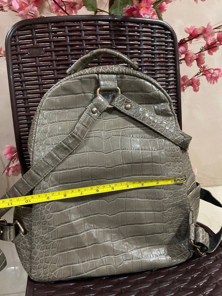 ENRICO COVERI Croc Backpack, Women's Fashion, Bags & Wallets, Backpacks ...