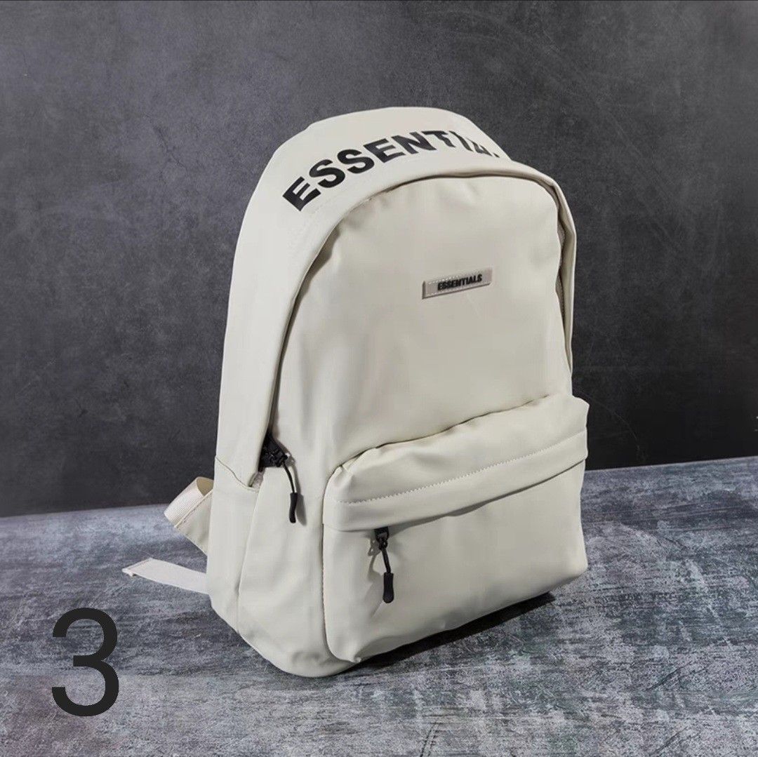 PO] Essentials laptop backpack faux leather waterproof inspired