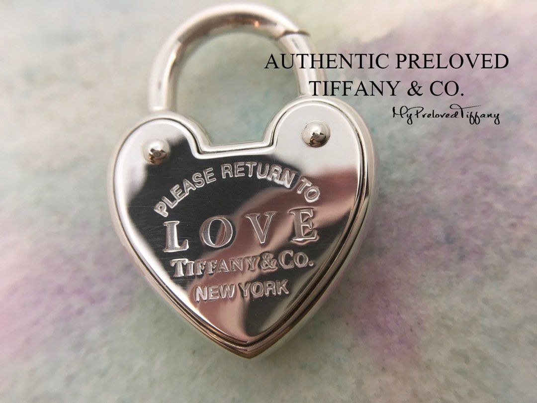 Tiffany love deals lock charm