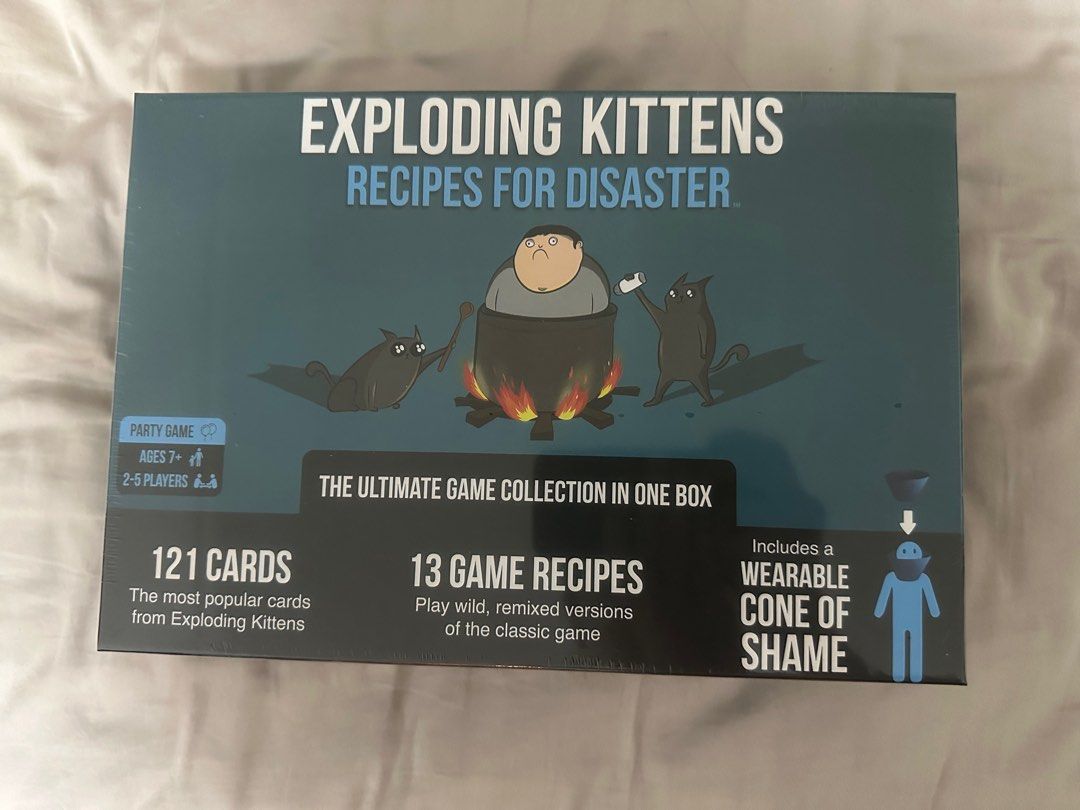 Exploding Kittens Recipe for Disaster, Hobbies & Toys, Toys & Games on Carousell