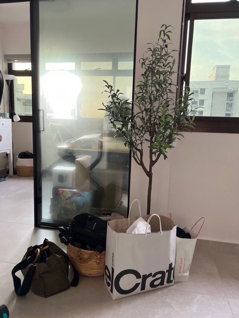 Faux 1.6m olive tree, Furniture & Home Living, Home Decor, Artificial