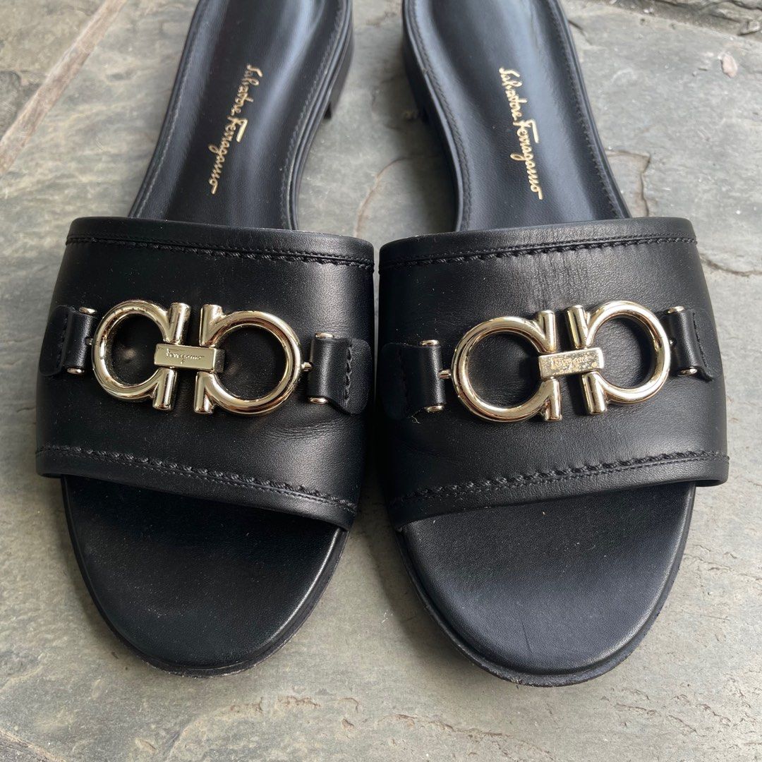 Gancini discount slide sandal