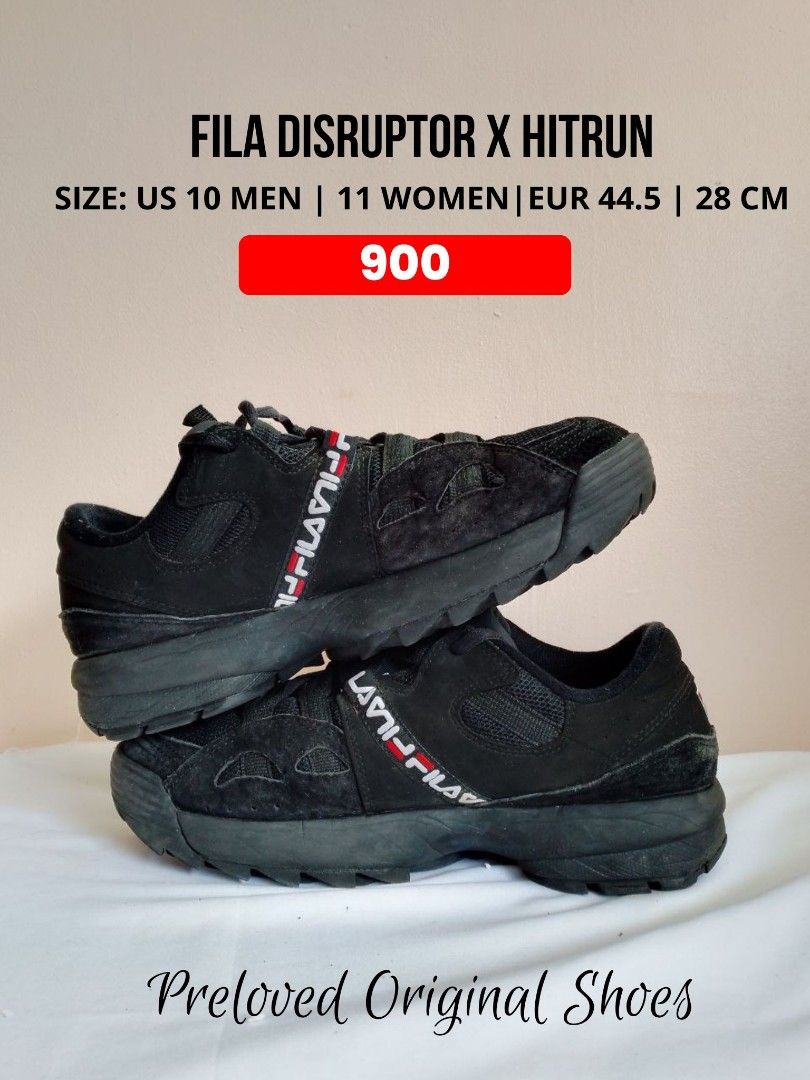 Fila Disruptor X Hitrun Size 10 Men 11 Women Men s Fashion