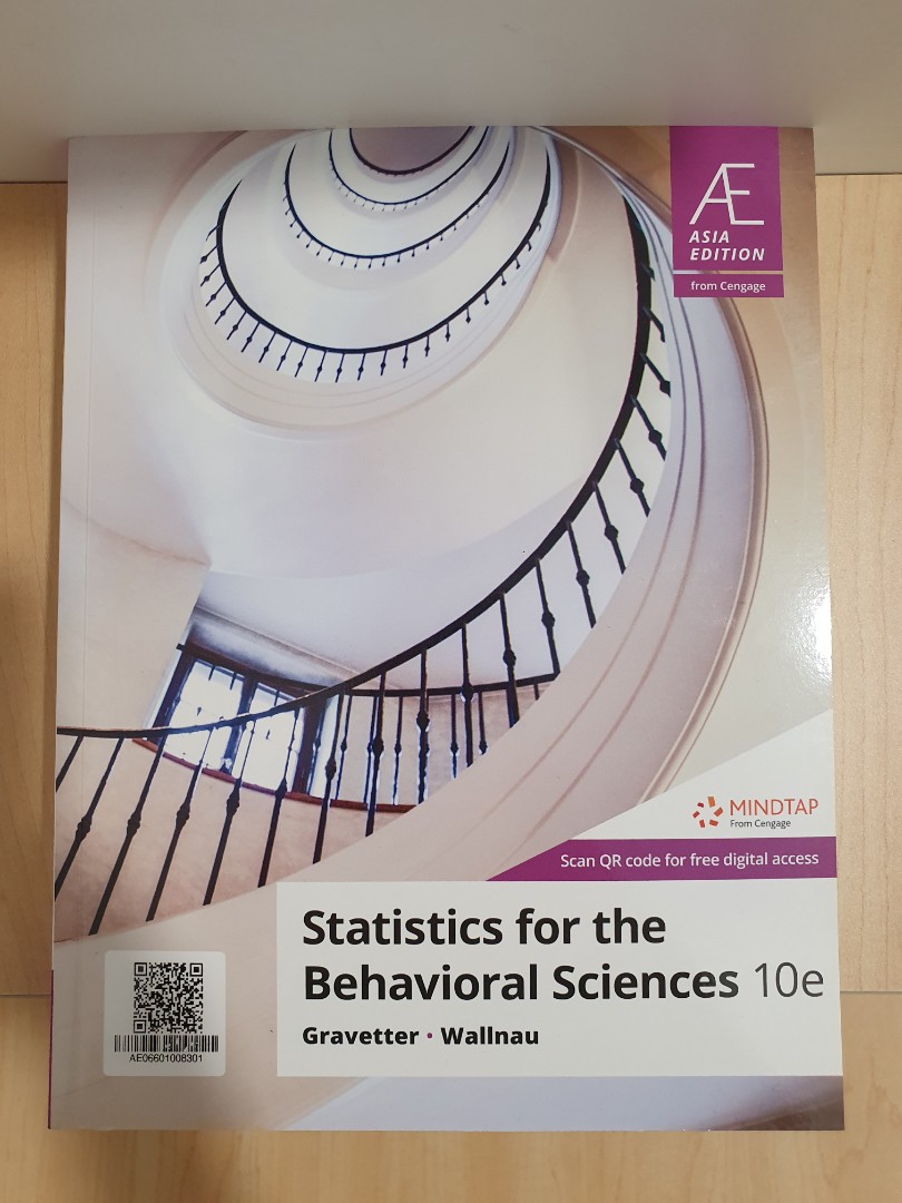 (For Loan!) Statistics for the Behavioural Sciences 10th Edition ...
