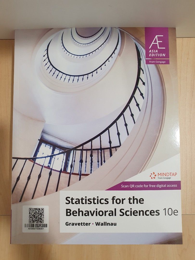 (For Loan!) Statistics for the Behavioural Sciences 10th Edition ...