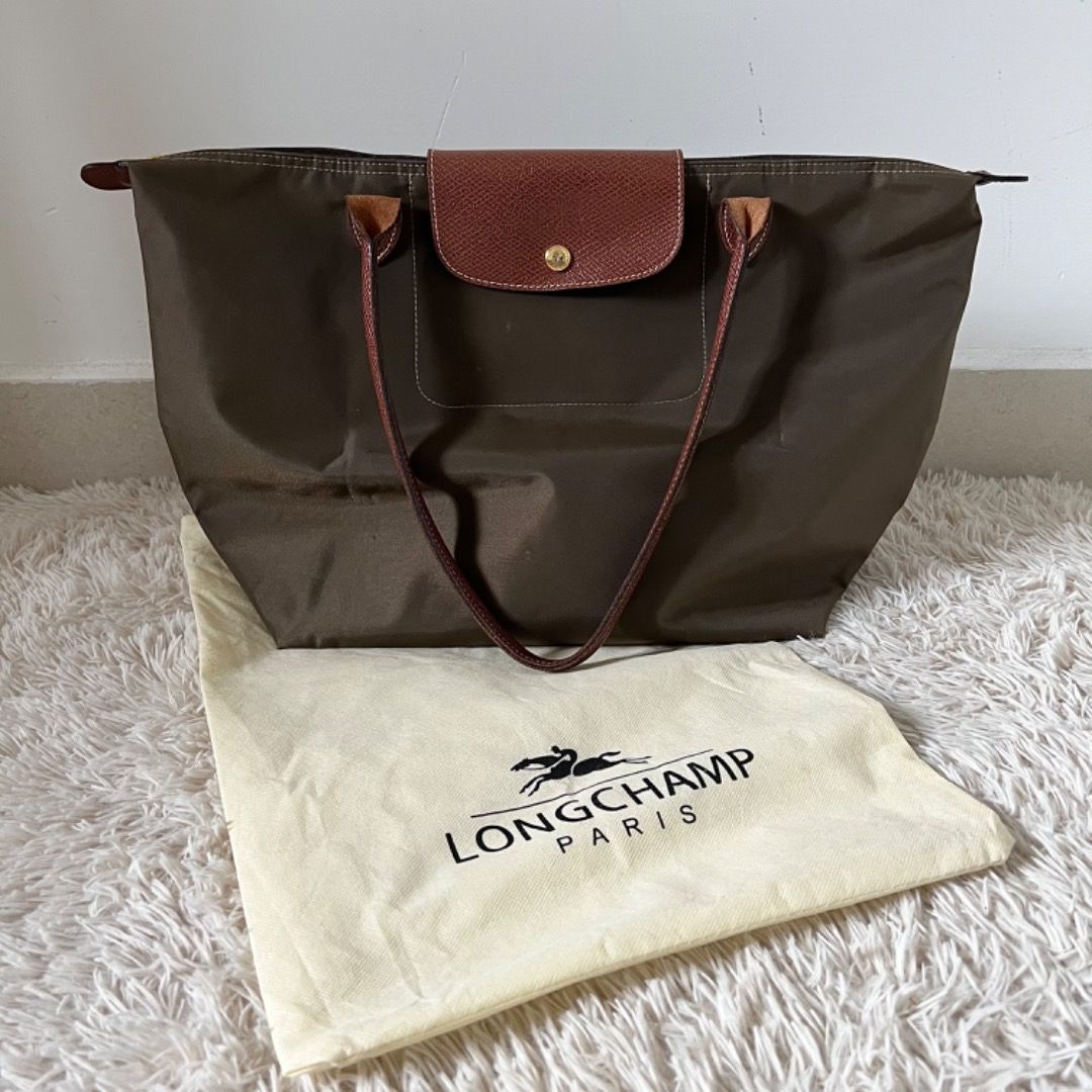 Longchamp khaki clearance large tote