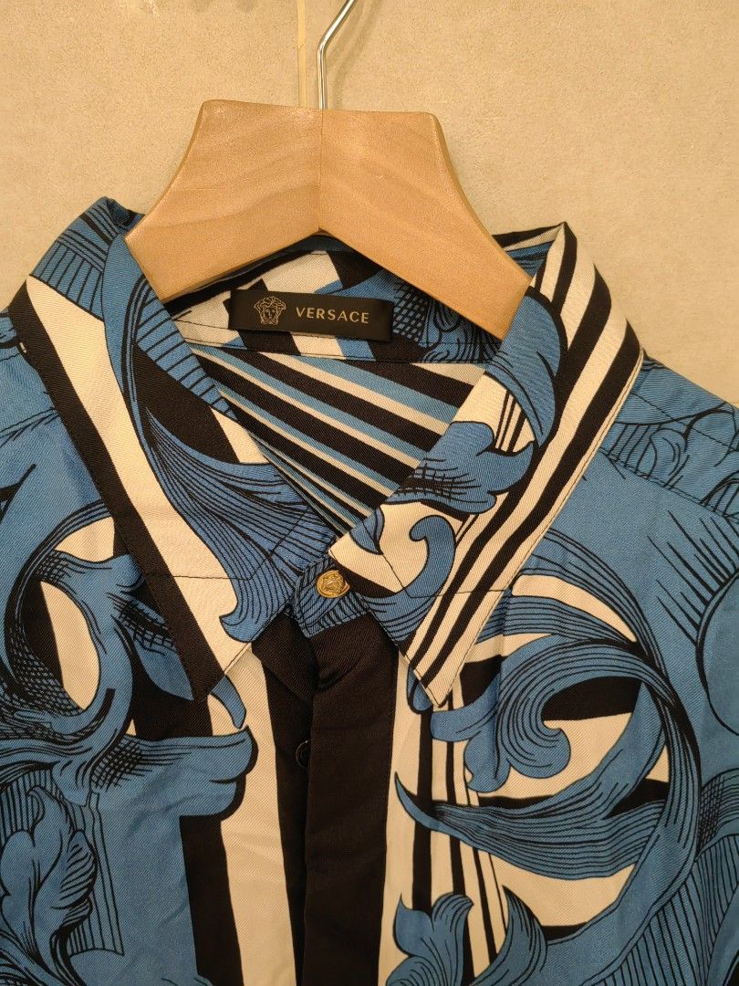 Gianni versace silk shirts hot sale men