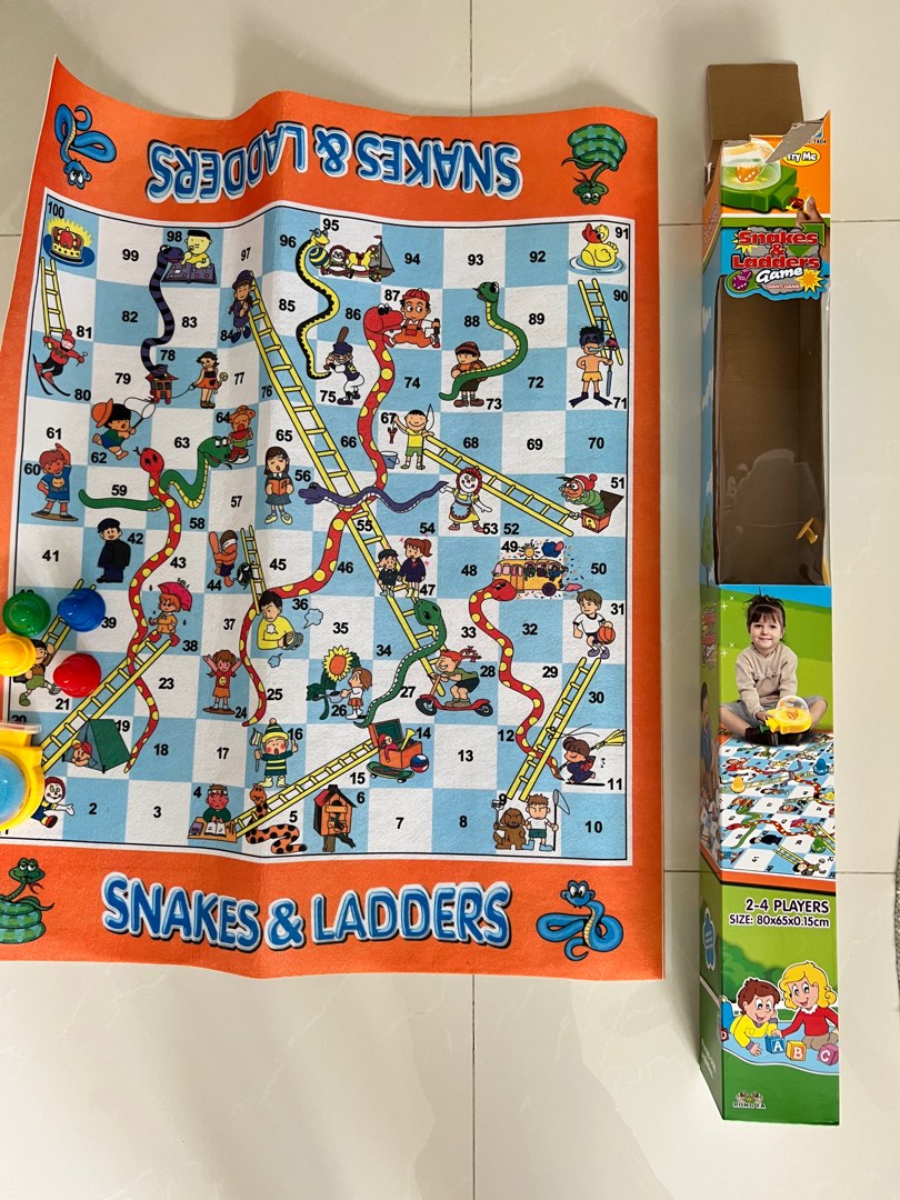 Giant Snakes and Ladders, Hobbies & Toys, Toys & Games on Carousell