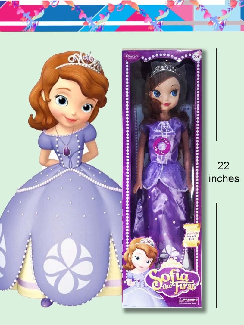 Gift Idea Frozen 2 Elsa and Sofia the first Singing Big Size Barbie Doll 22 inches for Kids Girls Hobbies Toys Toys Games on Carousell