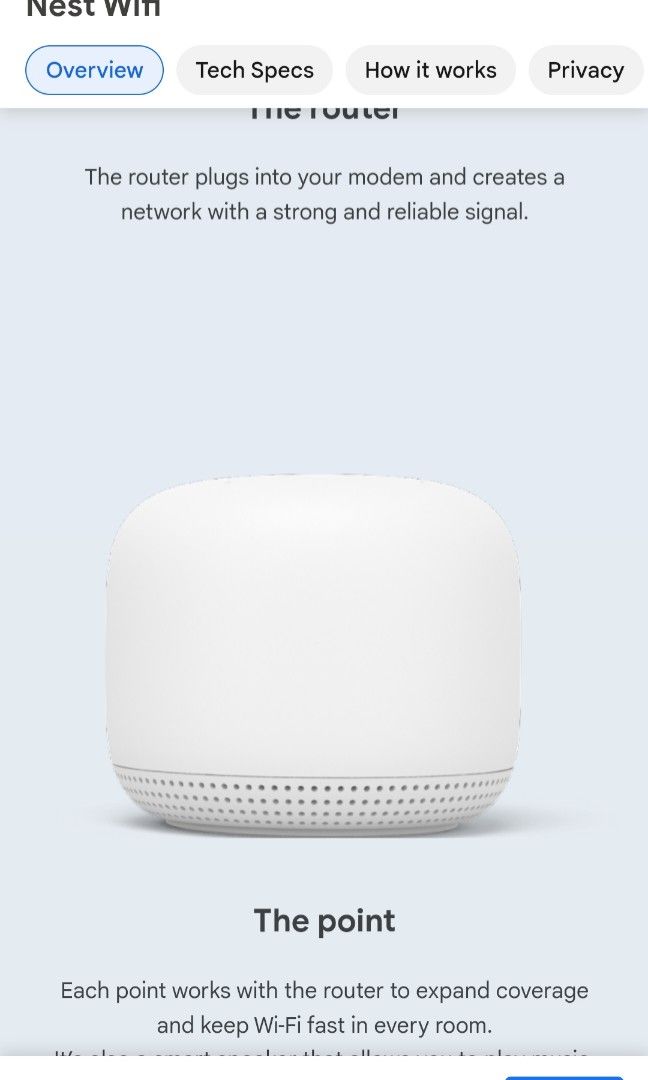 Google Wifi Access Point, Computers & Tech, Parts & Accessories, Networking on Carousell