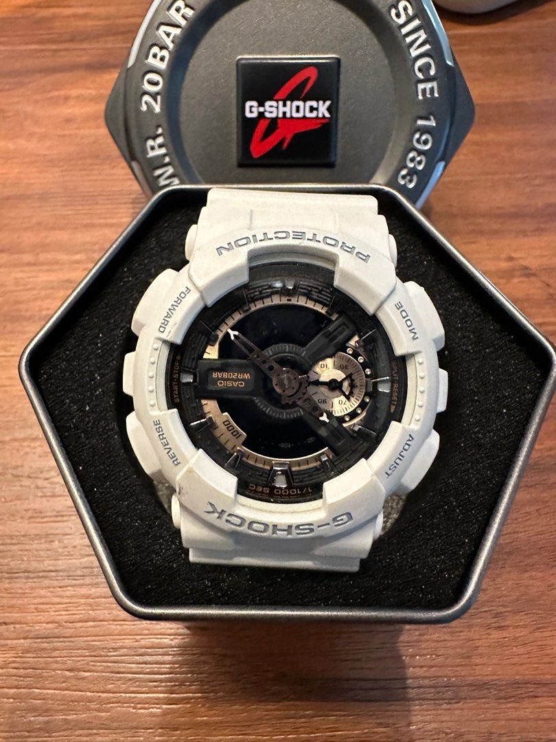 G Shock CASIO WR20BAR White Gold For SALES