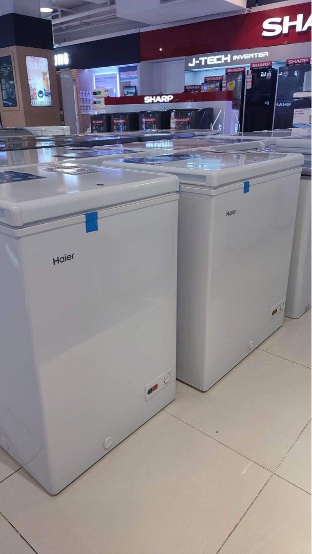 HAIER STEEL TOP CHEST FREEZER, TV & Home Appliances, Kitchen Appliances